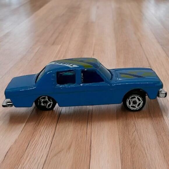 Vintage Turbo 47 Blue Racing Diecast Sedan Made in China Collectible Toy Car - Picture 1 of 7